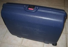 Samsonite Hartschalen-Koffer dunkelblau mit Zahlenschloss / Oyster / Auster