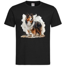 T-Shirt Langhaarcollie