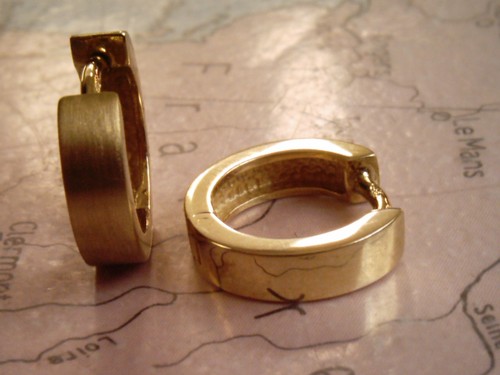 Klappcreolen gold 333 - *klappcreolen,