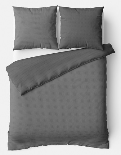 Bettwäsche seersucker set uni - bettwäsche,