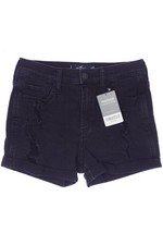 Hollister Shorts Damen kurze Hose Hotpants Gr. W26 Baumwolle Schwarz #wz6rkwd