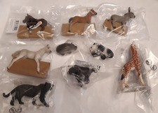 9 SCHLEICH Tiere Konvolut NEU BAUERNHOF, WILDTIERE PANDA, JAGUAR, ESEL usw. 