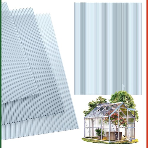 Gewächshausplatten set 4mm - gewächshausplatten, 6