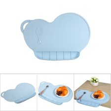 Silikon Baby Plate Matte Sauger Anti-Rutsch-Wasserdicht Klapp-Kind-Tisch-Set