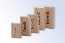 Riffelzapfen Buche passend für Festool Domino Dübel System 4 - 10 mm Stärke