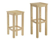 Barhocker kiefer massivholz - barhocker,