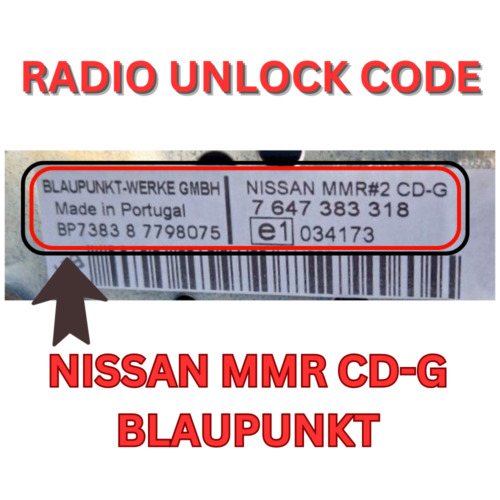 Radio code entsperren - radio,