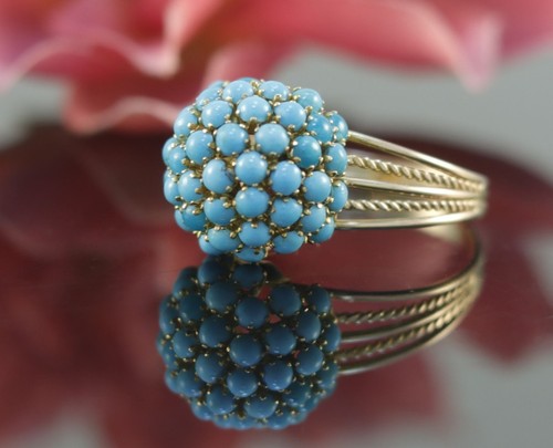 Türkis ring 750er - türkis, 18