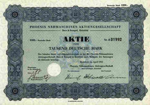 Phoenix nähmaschinen 1951 - phoenix,