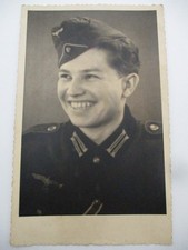 Fotokarte Portrait Soldat mit