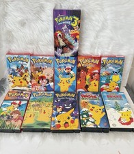 Vintage Lot Of 11 Pokémon VHS