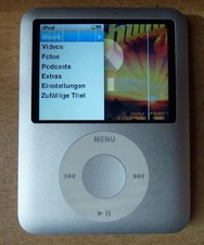 Apple iPod Nano 3. Generation A1236 4GB Silber