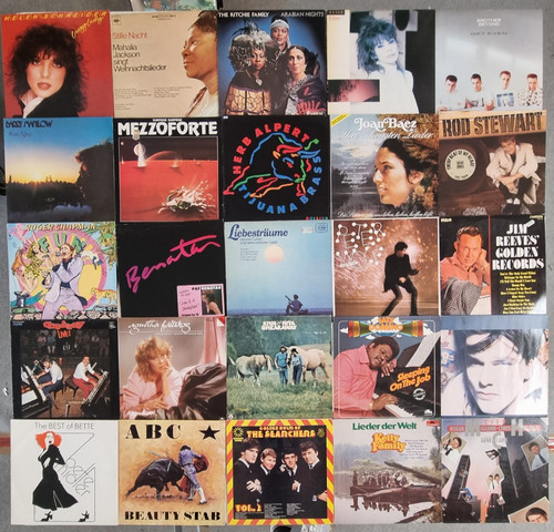 25x vinyl rock pop weitere - vinyl, lp