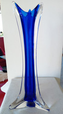 XL Große schwere Glas Vase -