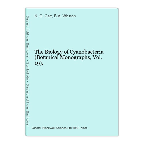 The biology cyanobacteria - biology, of
