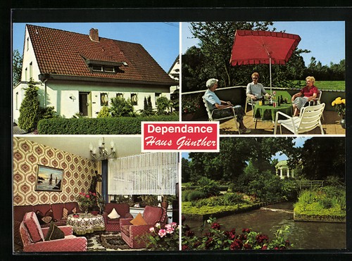 Bad salzuflen hotel haus - ak,