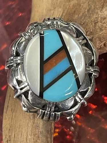 Zuni inlay ring ungetragen 90 - inlay,