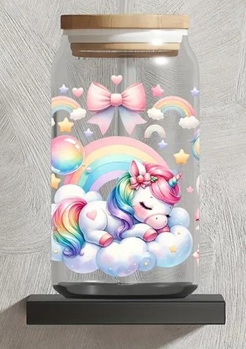 Dtf aufkleber einhorn - uv,