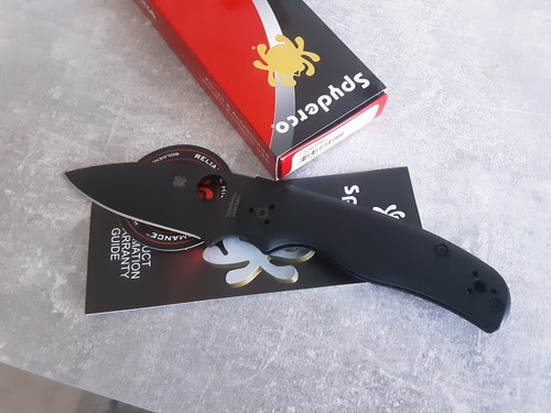 Spyderco shaman all black - shaman,