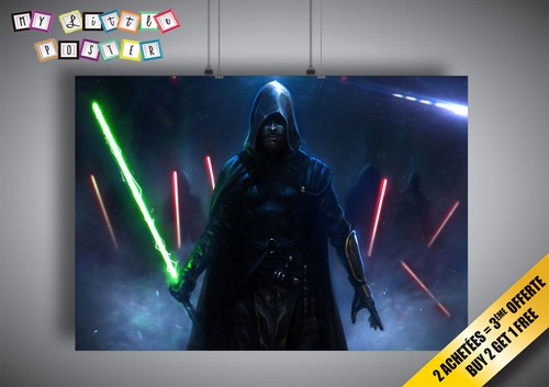 Poster star wars jedi - star,
