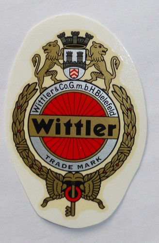 Wittler schriftzug abziehbild - wittler,