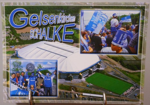 Schalke postkarte fans - schalke, tour