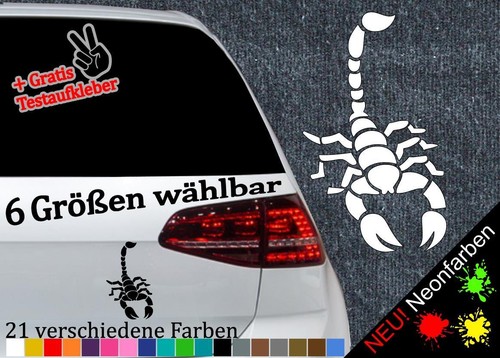 Skorpion aufkleber scorpio - skorpion,