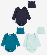 Neu 3er Pack Baby-Body mit