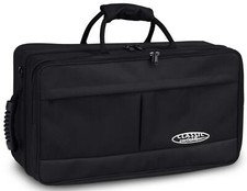 KOFFER 2 TROMPETEN TASCHE GIG BAG RUCKSACK JAZZ TROMPETE PERINET DOPPEL CASE NEU