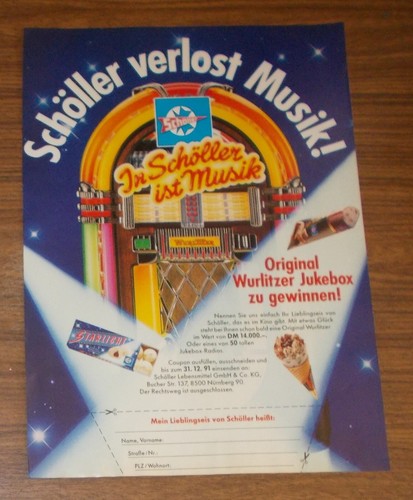 Seltene werbung schöller - seltene,