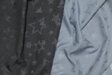 Sander Weihnachten Mitteldecke-läufer-set "Cosmo" Sterne Grautöne Fleckenschutz