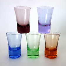 5 bunte Schnapsgläser Mid