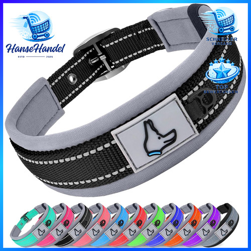 Halsband hund gepolstert - halsband,