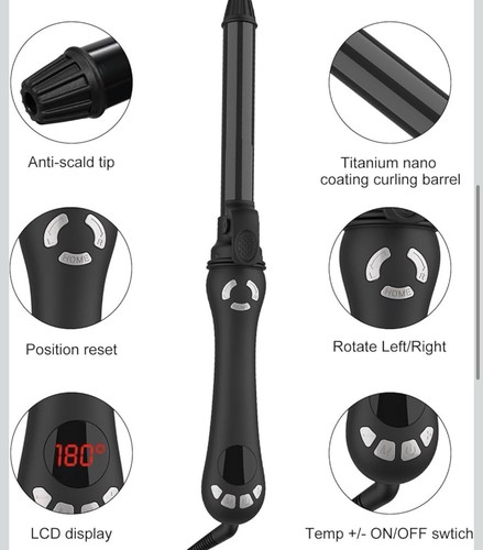 Rotierender lockenstab - rotierender,