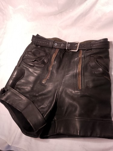Vintage lederhose kurz damen - vintage, damen/