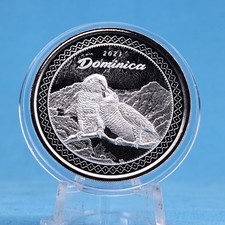 Dominicana  2 Dollars 2021 Sisserou Parrot 1 OZ Silber 999 BU/ST