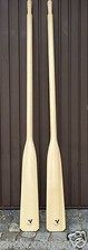 1 Paar Holz - Ruderriemen, Länge 225 cm, NEU