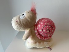 Nici Schnecke Hello Spring ca. 25 cm rosa Stofftier Kuscheltier gepunktet