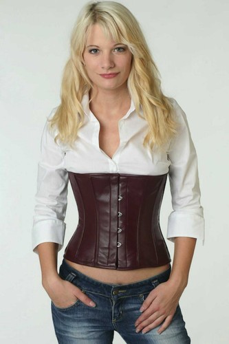 Korsett corsage leder - korsett,