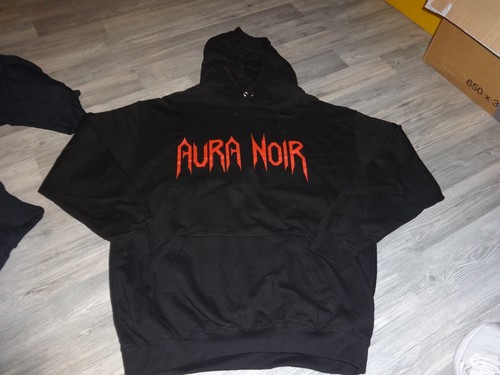 Aura noir hoodie sweatshirt - aura,