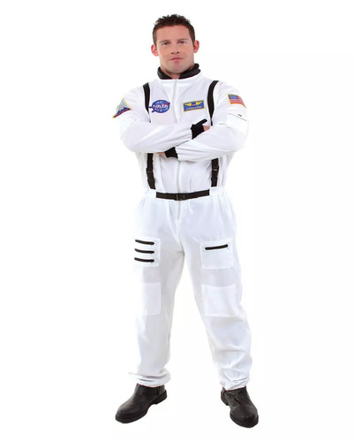 Weißer plus size astronauten - size,