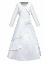 Kommunionkleid Kommunionskleid Kerzentuch Tasche  128 134 140 146 152 XL XXL