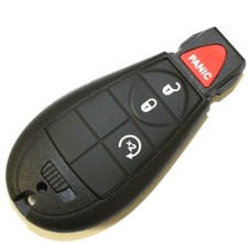 1x Auto Funk Fernbedienung Schlüssel Leergehäuse für Chrysler Dodge+Notschlüssel