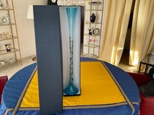 BOGGLIALI Milano Luxus-Kristall-Vase 70 cm Hoch mit echt Silber-Overlay 1954 TOP