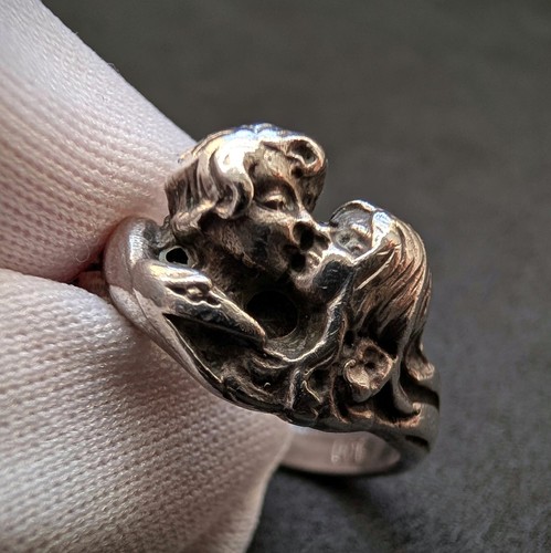 Jugendstil ring 900 silber - jugendstil,