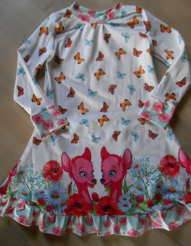 Niedliches jersey dreh kleid - niedliches, jersey-dreh