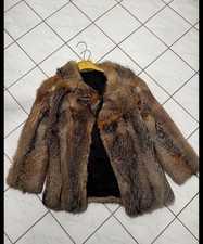 Echter Pelzmantel aus