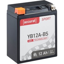 Motorradbatterie YB12A-BS Gel