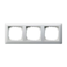 Gira 021303 Abdeckrahmen 3-fach Standard 55 Reinweiß glänzend