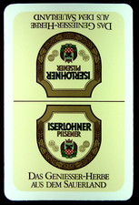 Skat ISERLOHNER PILSENER DAS GENIESSER-HERBE AUS DEM SAUERLAND Berl.-Auslese